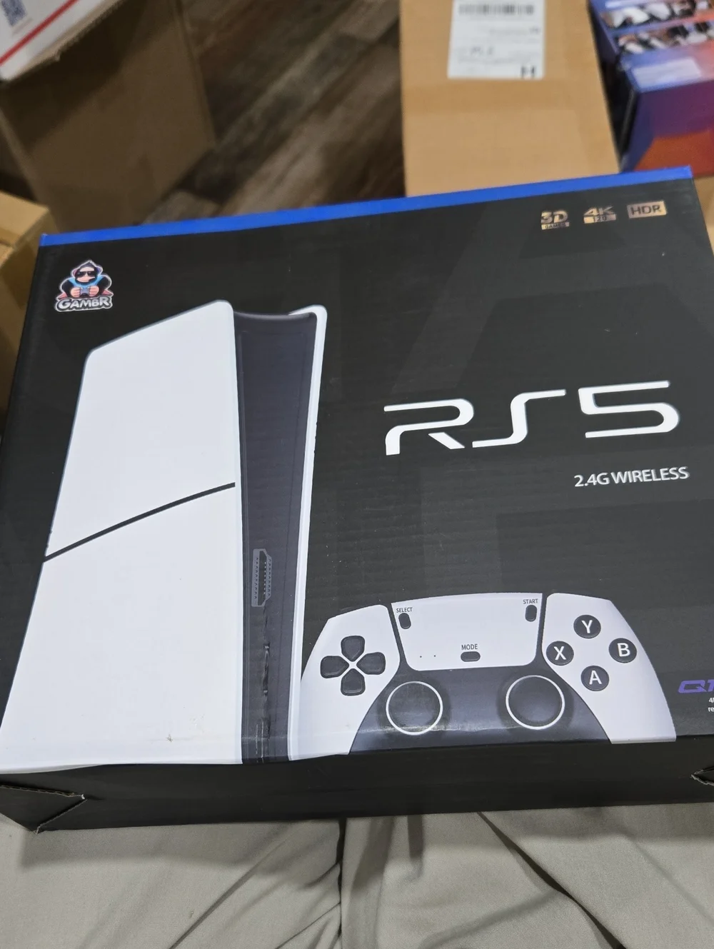 RS5 2.4G Wireless Gaming Console - White